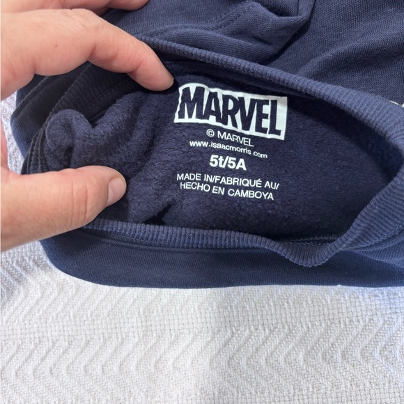 Marvel Dark Blue Spider-Man Holiday Kids Sweater - Picture 4 of 5